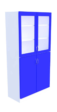 FULL HEIGHT CABINET WITH COMBINED SHUTTERS